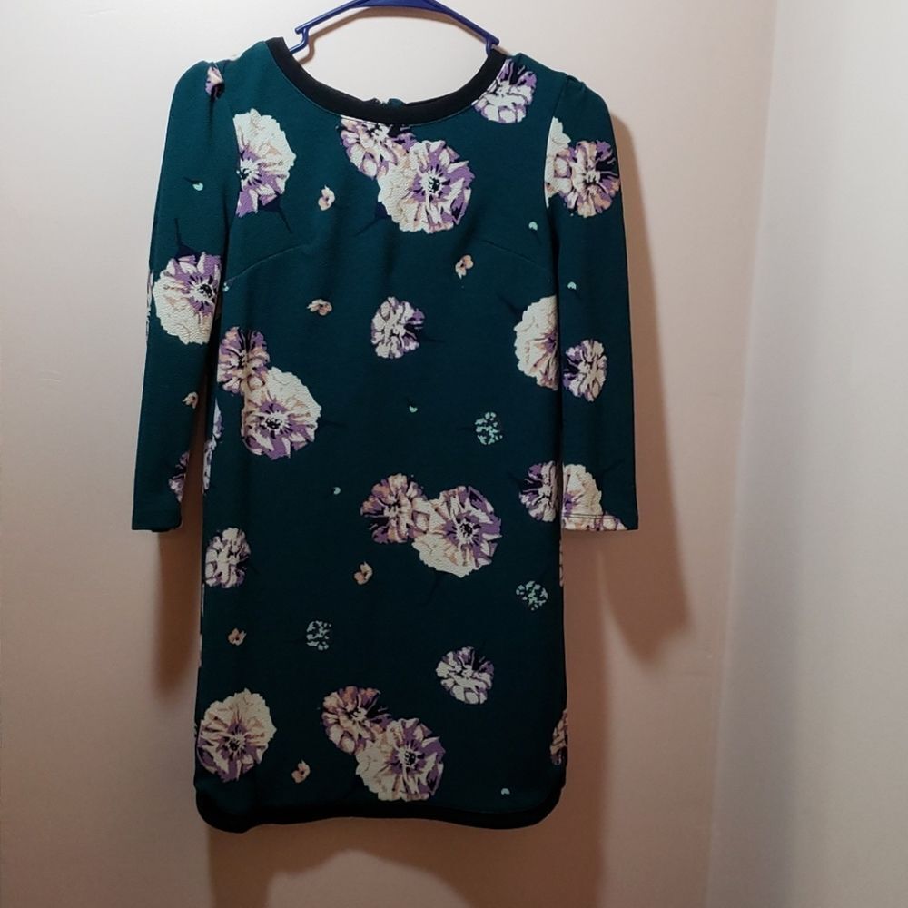 Xhilaration  dress, green with flowers size xs/tp